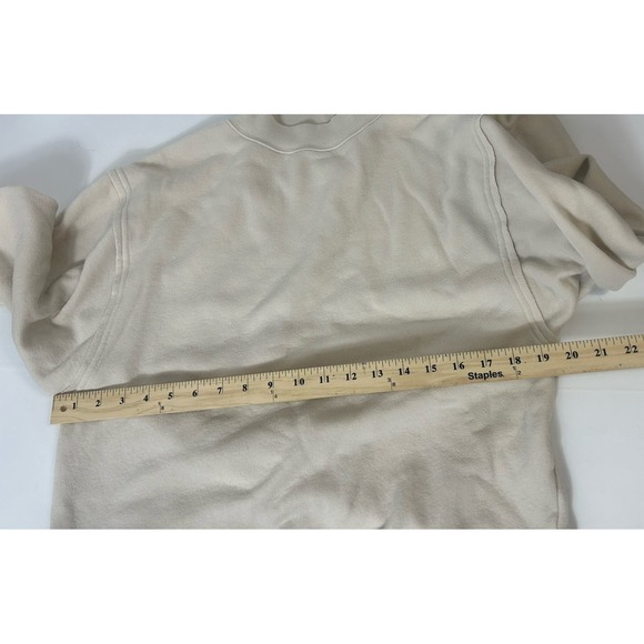 ALO YOGA Renown Crew Neck Pullover Bone - Small sweater sweatshirt cream - Picture 8 of 10